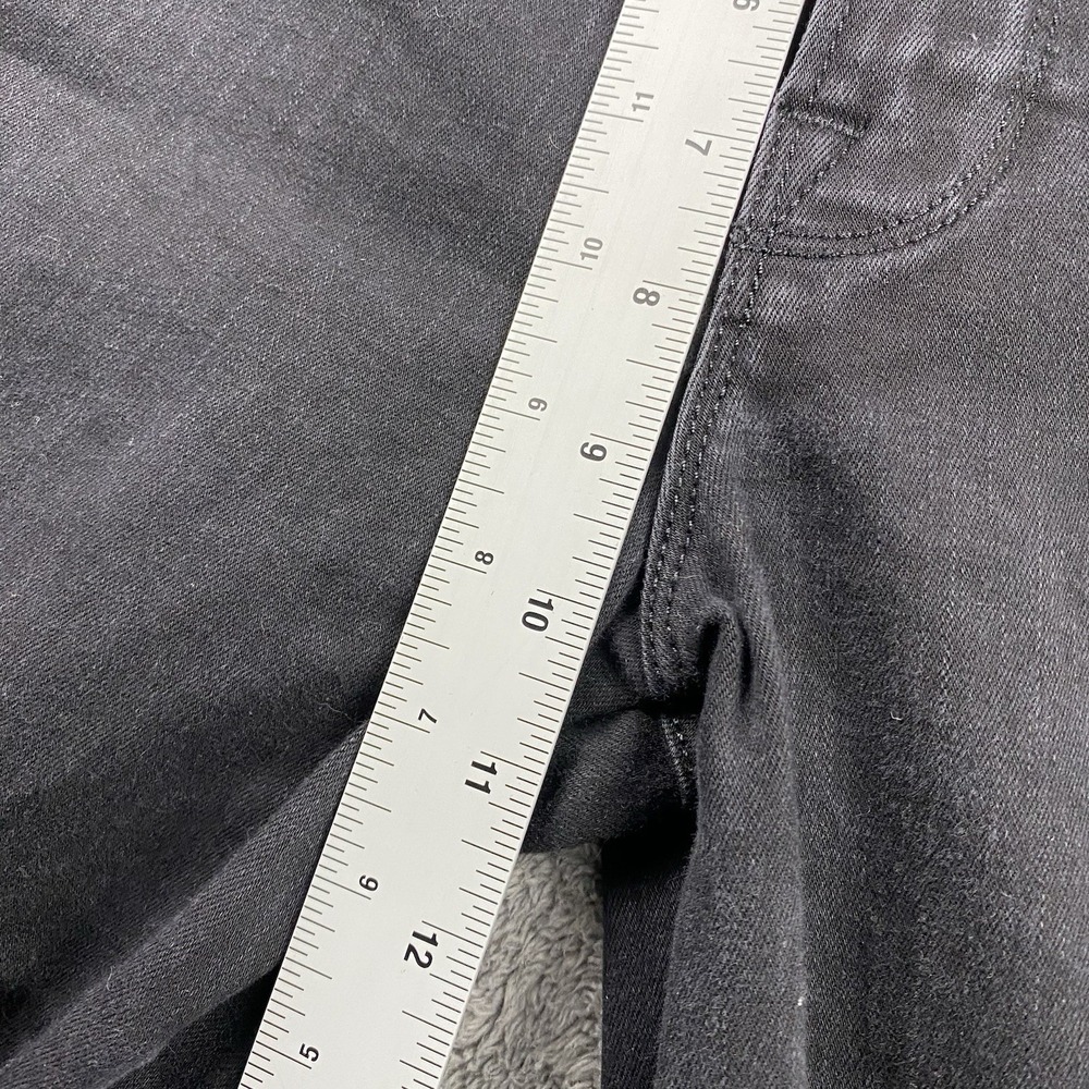 Good American Good Straight Jeans Womens 6/ 28 Black‎ Dark Wash Denim Mid Rise - Picture 6 of 13